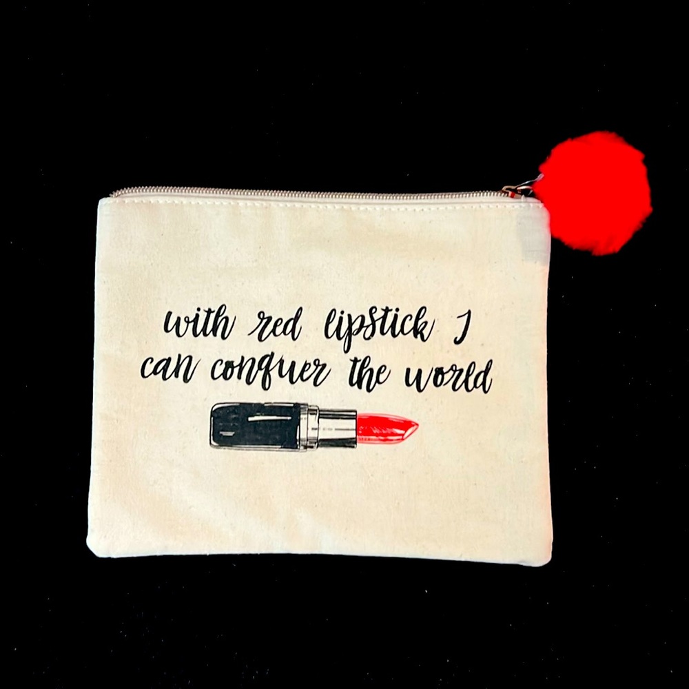 Canvas Bag with Pom Pom pull